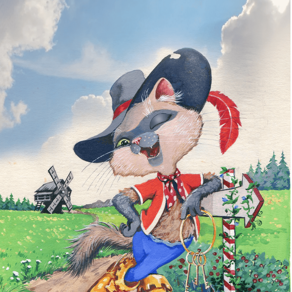 Книга
 "Кот в сапогах".